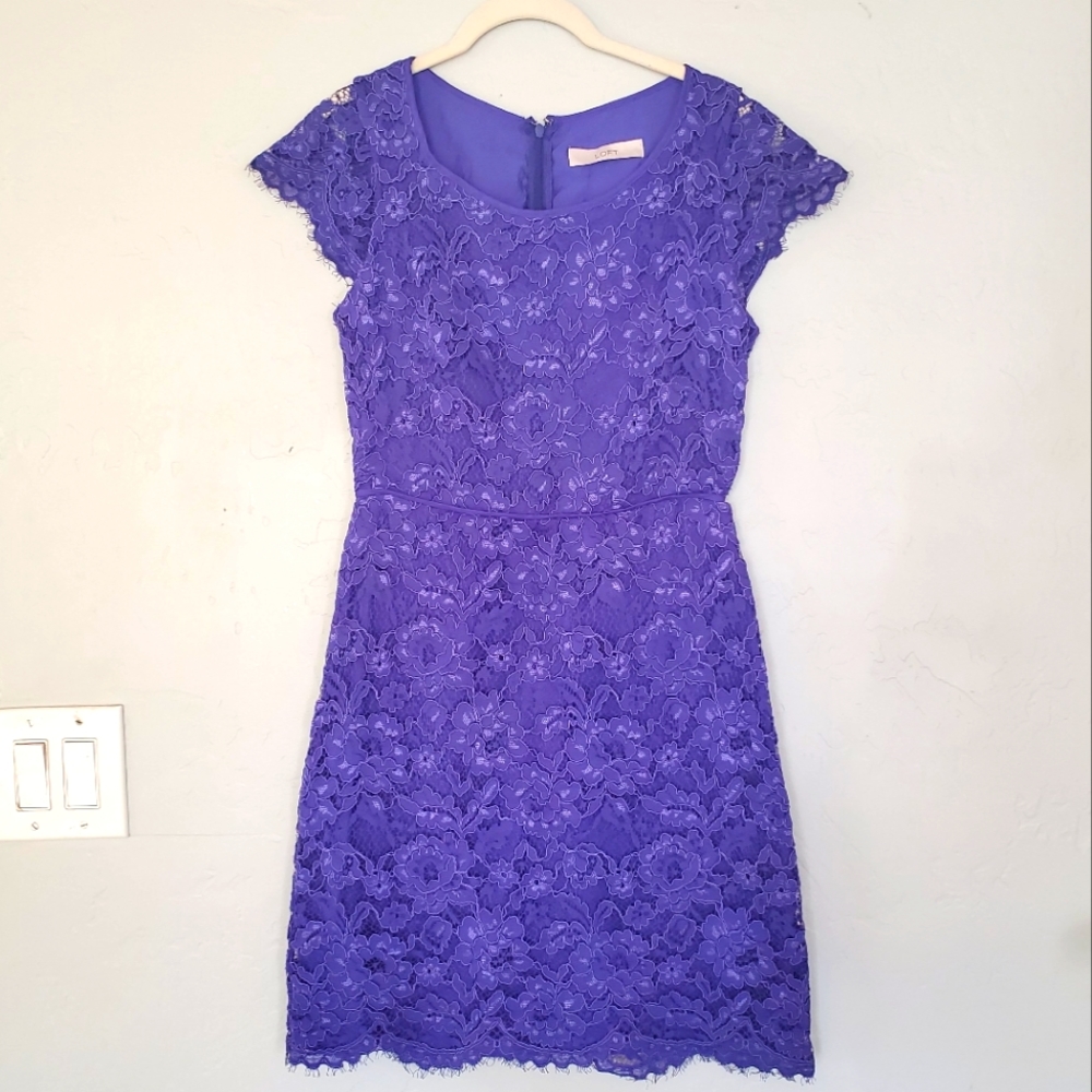 Purple Lace Loft Dress